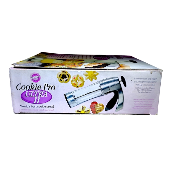 Wilton Cookie Pro Ultra II Cookie Press - 16 Disk Set - New In Box - Picture 3 of 6